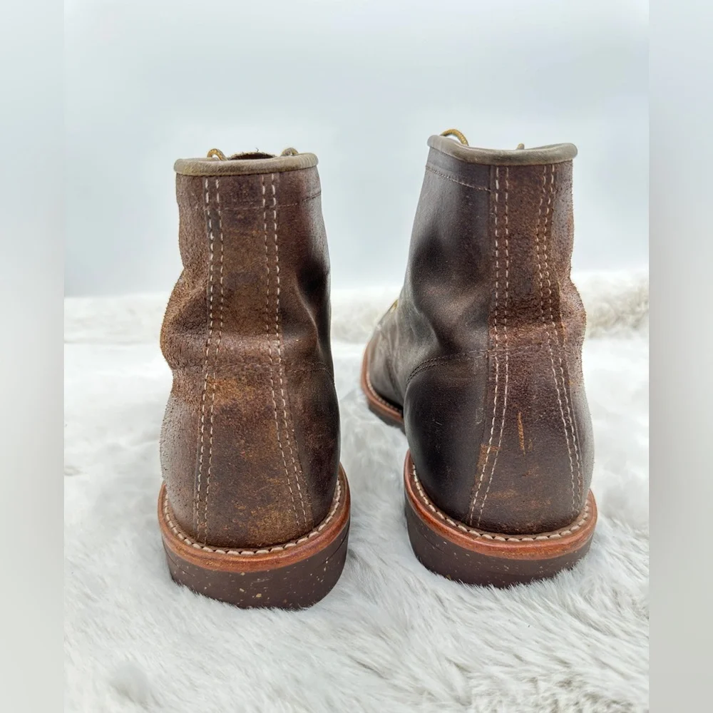 Original Chippewa Men's Service Utility Boot‎ Brown Bomber Distressed size 13 D